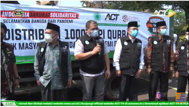 1.000 Sapi Kurban Disebar untuk Masyarakat Terdampak Pandemi di Jawa-Bali